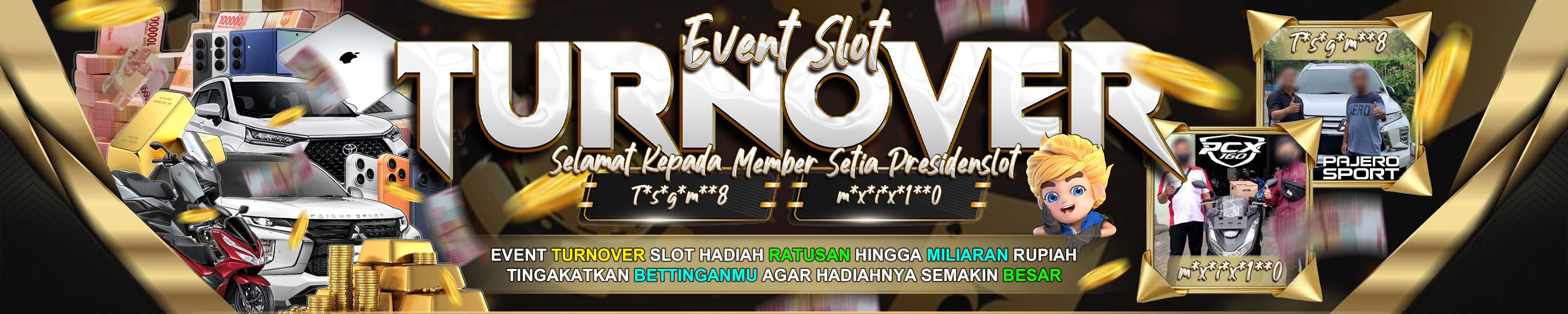 EVENT TURNOVER & PEMENANG HADIAH TURNOVER 2026 WEBSITE PRESIDENSLOT